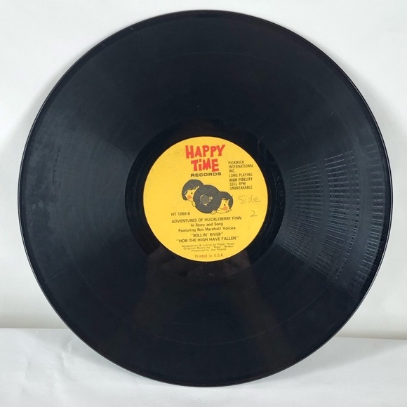 Happy Time Records Colorful Vinyl Album Huckleberry Finn & Tom Sawyer - Picture 7 of 7